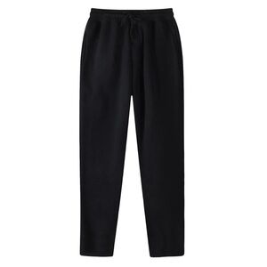 Theory Knit Tech Tapered Pants Black Size 2 Elastic Waist Ankle Trousers